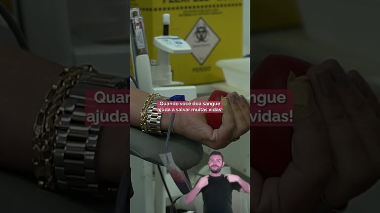 Cartaz de Doação de Sangue: Mobilize-se e Salve Vidas