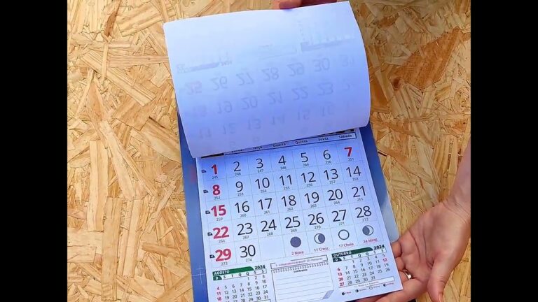 Calend&aacute;rio Escolar 2023/2024 para Impress&atilde;o