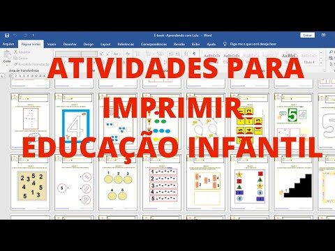 Atividades de Pré-Escola para Imprimir