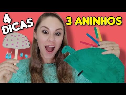 Atividades educativas para crianças de 3 a 5 anos