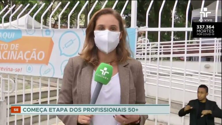 Inscrição para vacinação contra COVID-19 para maiores de 50 anos
