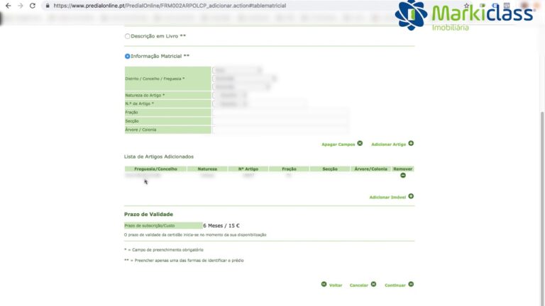 Guia: Certidão Permanente Referência Multibanco
