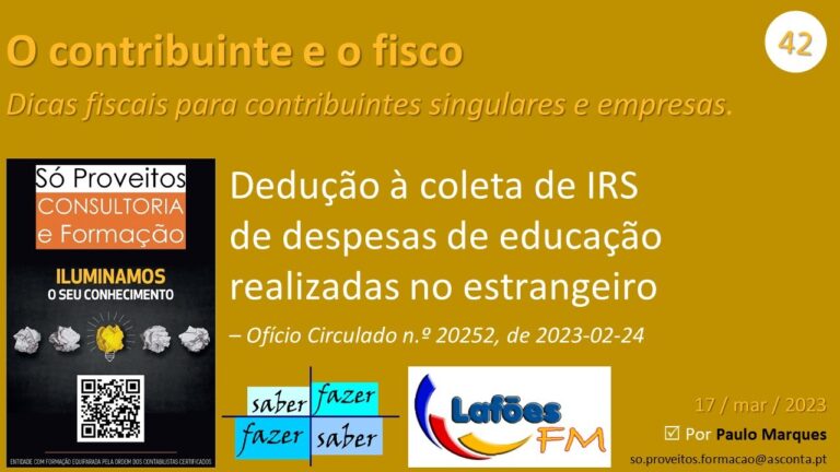 Despesas com advogados: Dedutíveis no IRS