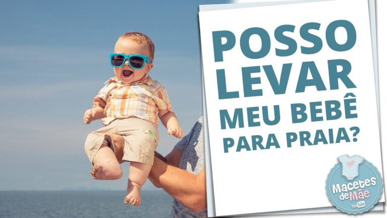 Idade ideal para levar o beb&ecirc; &agrave; praia