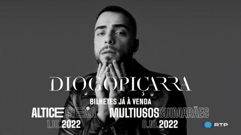 Diogo Pi&ccedil;arra na Altice Arena: Bilhetes &agrave; venda na Ticketline