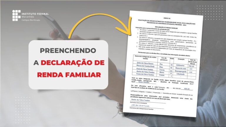 Declaração da Composição do Agregado Familiar e seus Rendimentos
